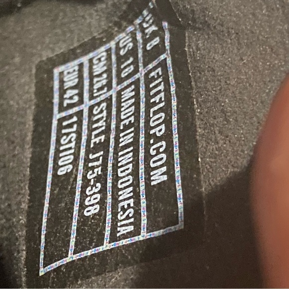 FITFLOP Sz  10 Superskate Burgundy Velveteen Flats Slip-on Comfort Shoes - Picture 7 of 13